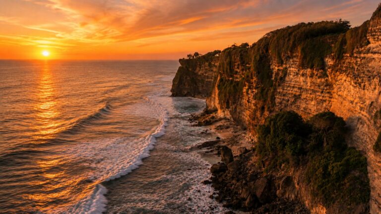 Uluwatu Cliff Sunset View