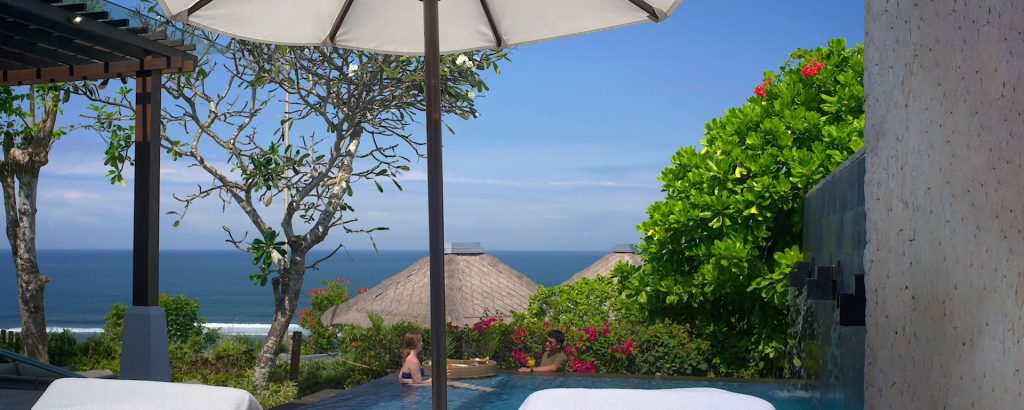 Samabe Bali One Bedroom Ocean Pool Villa private pool with ocean view
